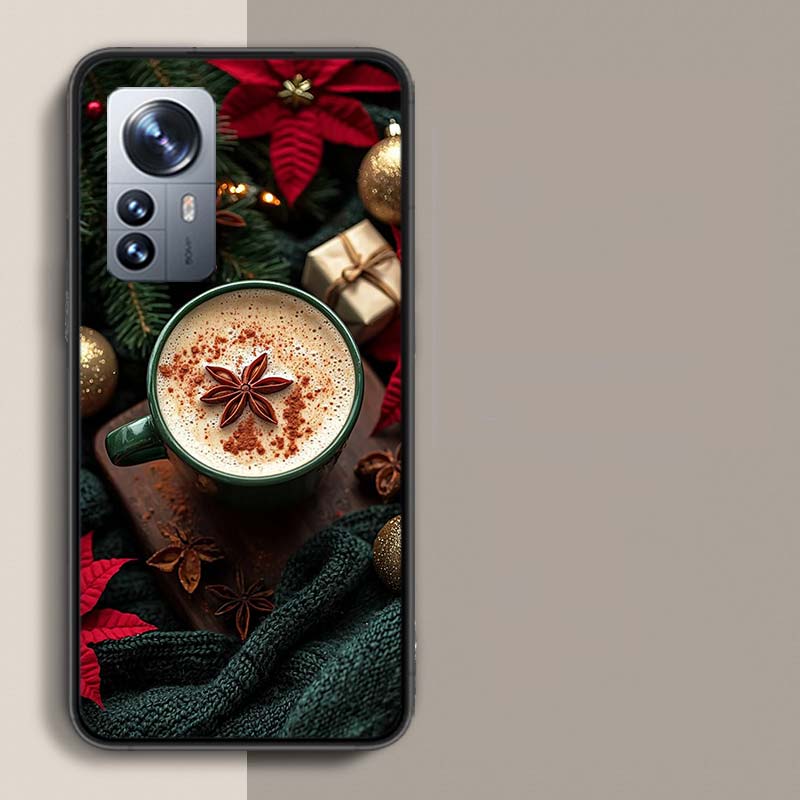 

Christmas Spiced Gingerbread Latte Phone Case For Redmi Note 15 Pro 5G 14 13 12 Pro Plus 11 11T 11E 11S 10 Pro 10S 9 9S Cover Ce Redmi Note 14 Pro 5G