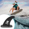 Abnehmbare Surfbrett Einschubfinnenbasis SUP Zubehör Stabilisator Schnellverschluss Schwarz für Longboard Surfbrett Paddleboard