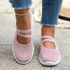 Zapatillas informales de verano para mujer, zapatos planos de malla transpirable, mocasines cómodos sin cordones, zapatos para caminar para mujer