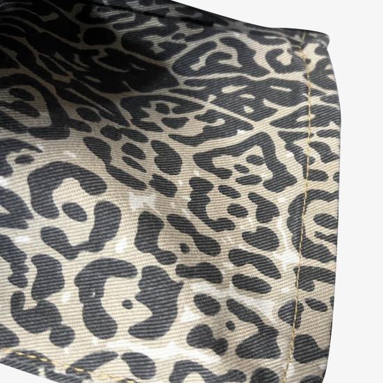 Unisex Jeans Leopard Print High Street Retro Wide Leg Loose Hip Hop