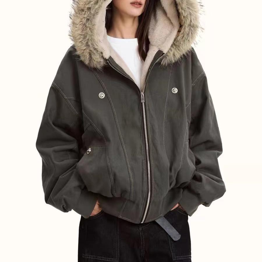 

Hot-selling cotton-padded clothes, new winter fashion down cotton-padded clothes, piled and thickened cotton-padded clothes, and cotton-padded jackets XXL