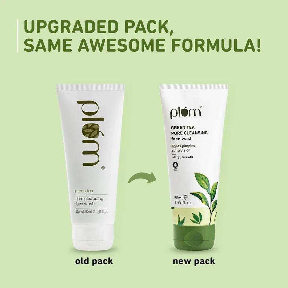 Plum Green Tea Pore Cleansing Face Wash for Oily Women & Men | 50ml