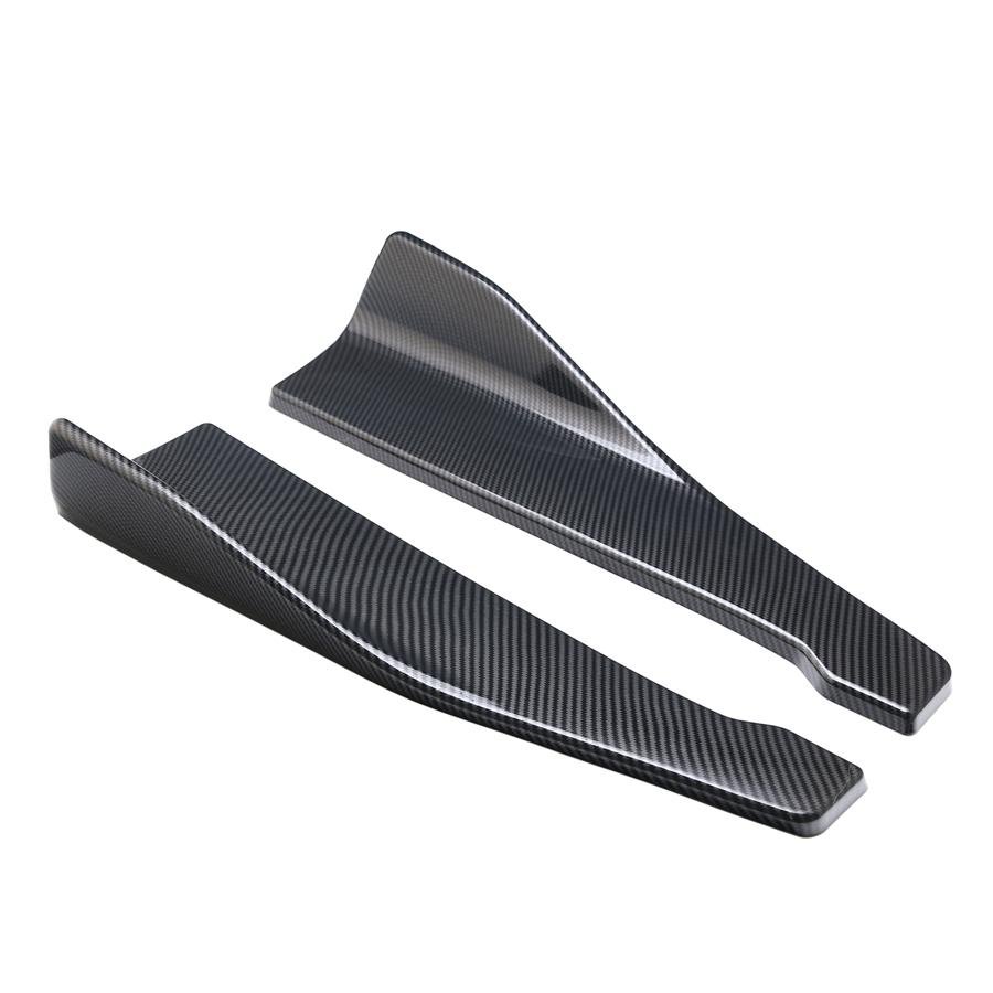 

1 Pair Carbon Fiber Car Body Side Skirt Diffuser Winglet Bumper Spoiler Rear Lip