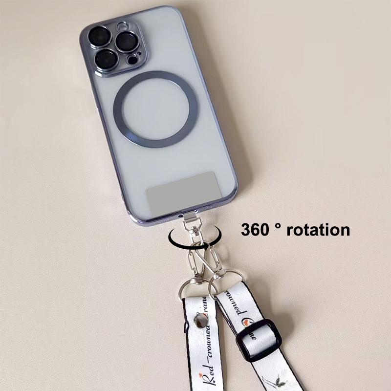 Bär Langes Handy-Lanyard Verstellbarer Crossbody-Handystrap Umhängeband Anti-Verlust Hängeschnur Mit Dichtungsklammer Für Iphone Xiaomi