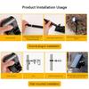 10 LEDs Solar Spotlight Outdoor, 180° Adjustable Waterproof & Anti - Aging Ground/Wall Mount, for Garden Yard Landscape Lighting