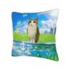 Meowl Cat Owl Meme Pillowcase Printing Cushion Cover Gift  Pillow Case Cover Home Zipper