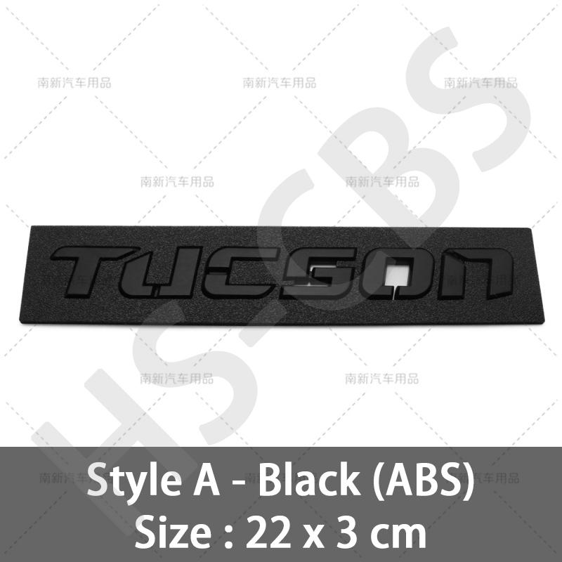 New Old Style Tucson Letter Rear Trunk Logo Tailgate Emblem Auto Body Decorative Car Stickers Accessories