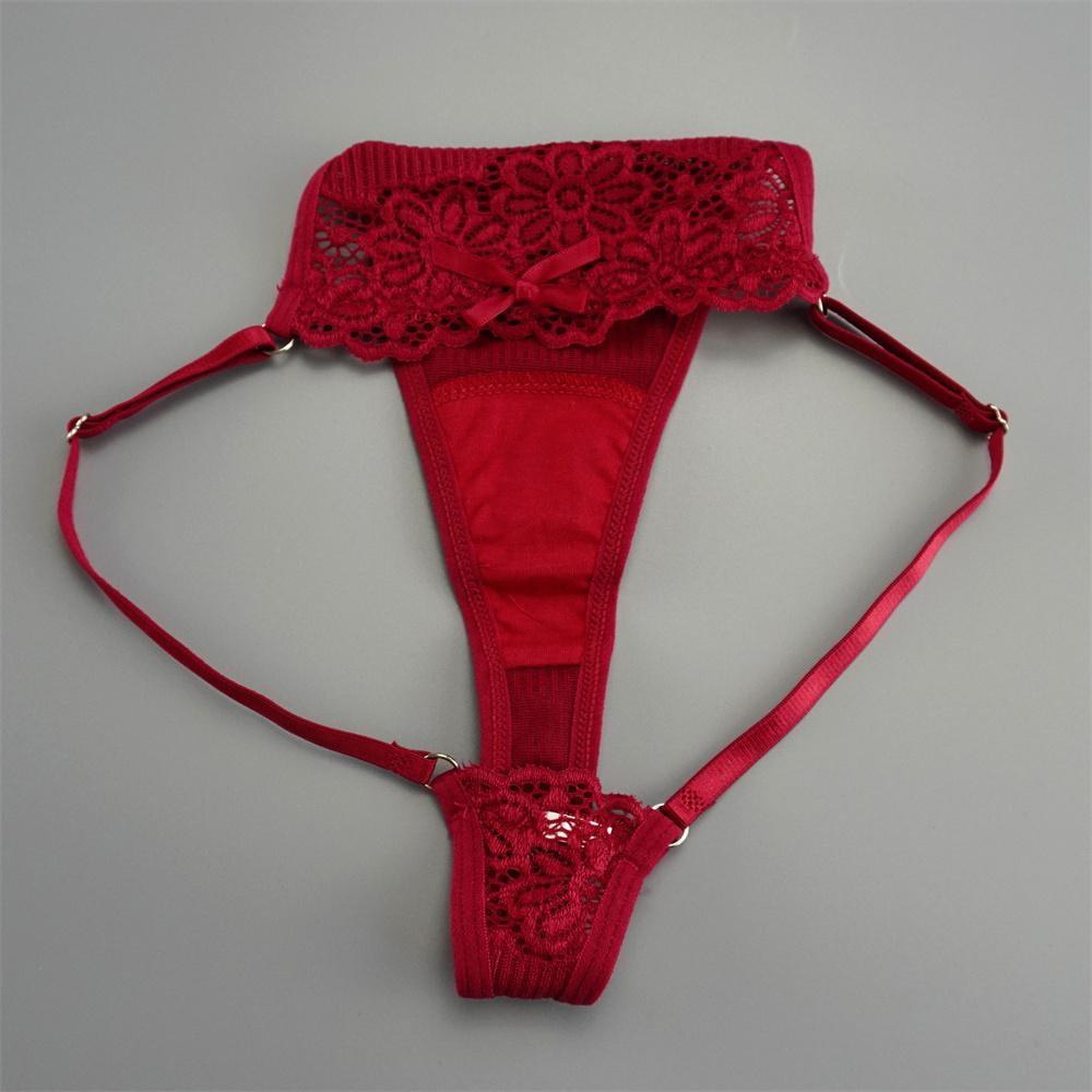 3Pcs/Pack Women Sexy Thong  Low Waist Sexy Underwear Hollow Out Lace Panties Lingerie Superior Comfortable G-String Fast Send