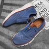 Mens Wingtip Brogue Shoes Mesh Oxfords Casual Sneakers British Style Breathable  Dropshipping Hot Sale