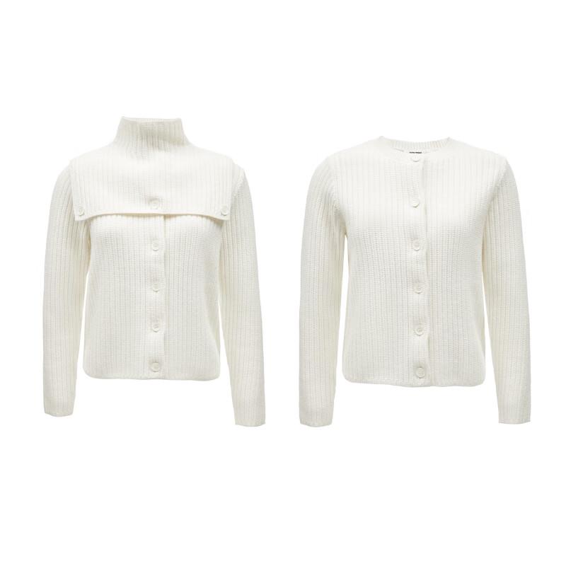 VEROMODA Detachable Shawl Two-Piece Knit Sweater