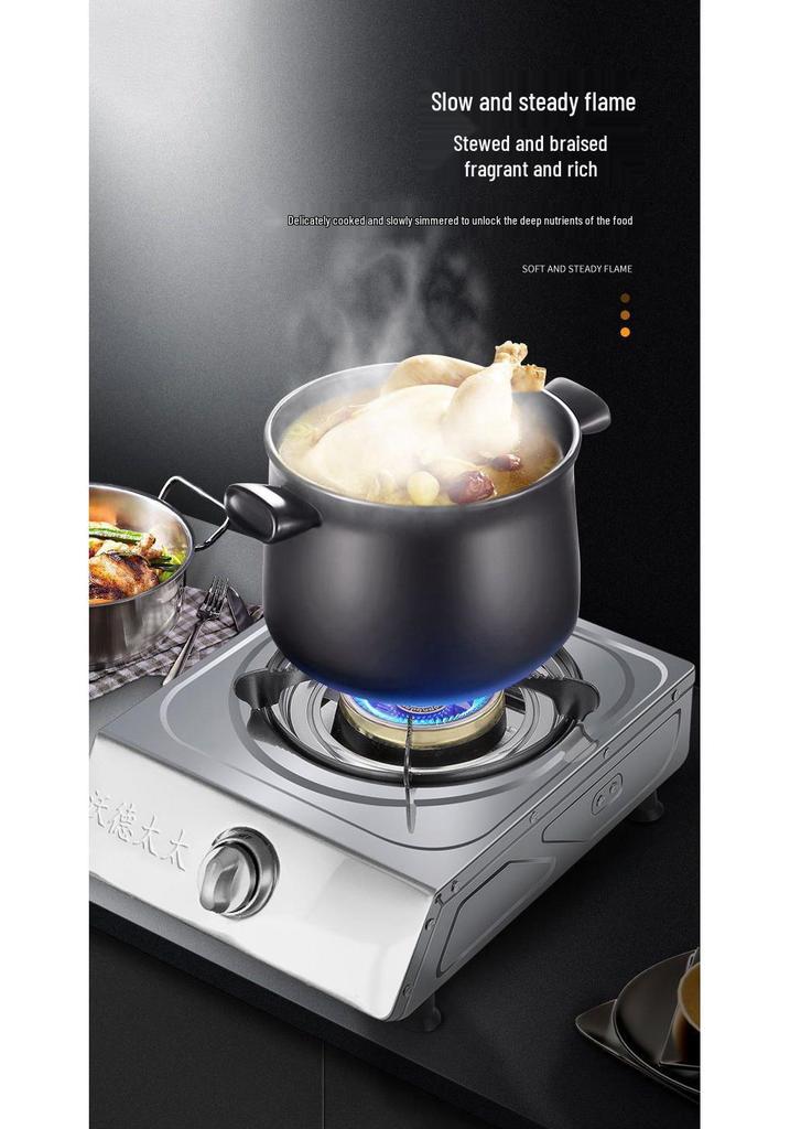Home Energy-Saving Single Burner Gas Stove for LPG & Natural Gas