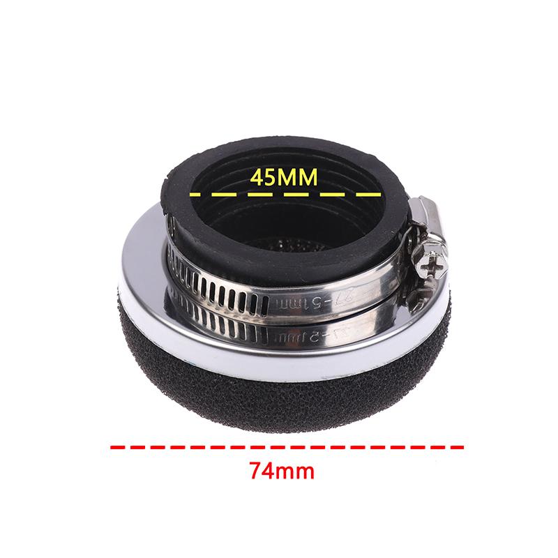 

1 шт. 35/38/42/45/48/54/60 мм мотоциклетный прямой пенный воздушный фильтр губка очиститель для 2-тактного двигателя карманный велосипед мото скутер 45MM