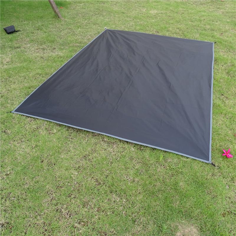 Tent Footprint Pocket Picnic Mat With Windproof Stakes Camping Portable Folding Waterproof Tent Ground Sheet Travel Beach Mat