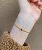 Hot Selling Fashion Light Luxury Style Garnet Red Bracelet Casual Versatile Women's Stacking Bracelet