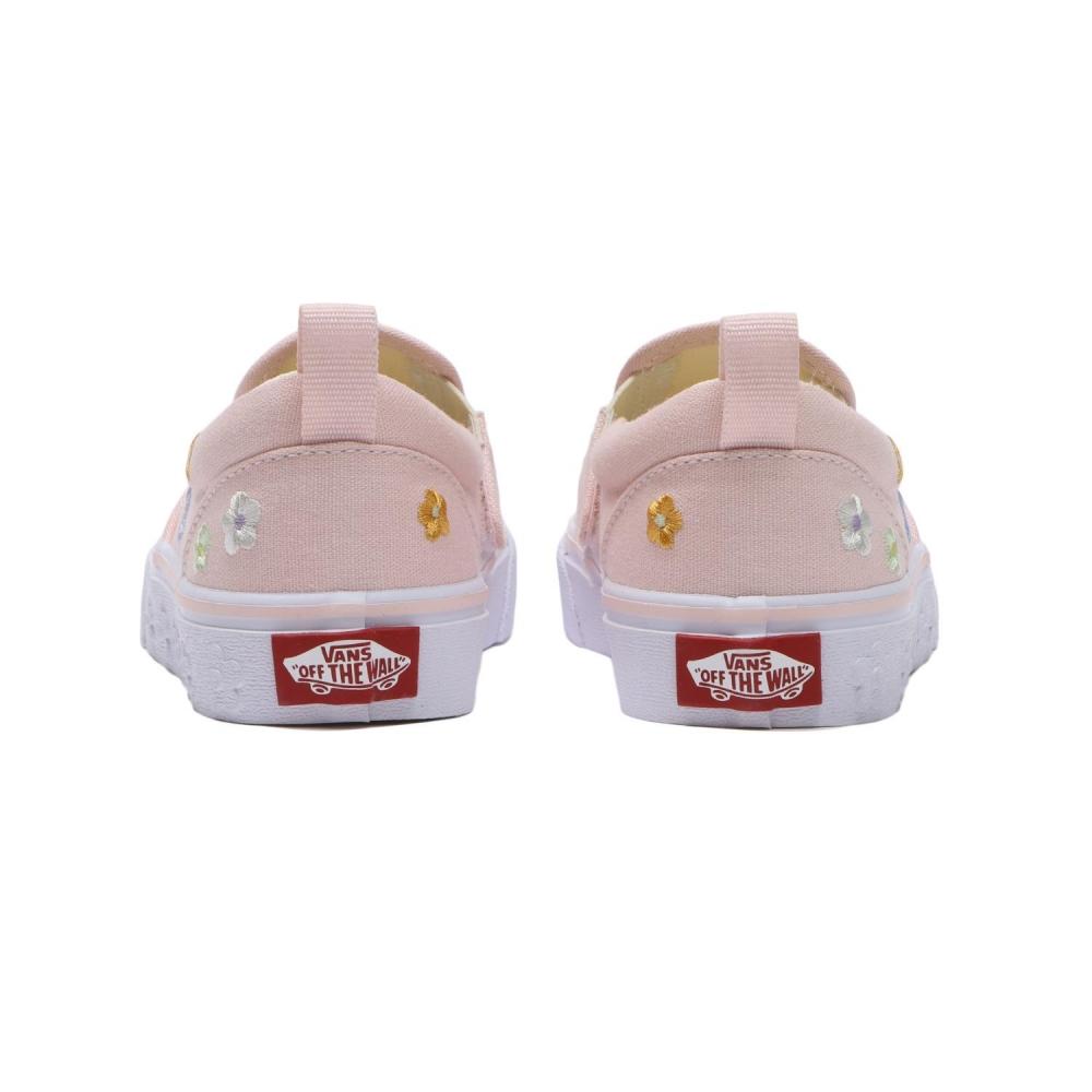 Vans Slip On Pnk Wht Flw V98ps