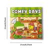 Children's Cartoon Coloring Book: Cute, Comfortable, Warm, Stress Relief, Simple Graffiti Drawing for Kids