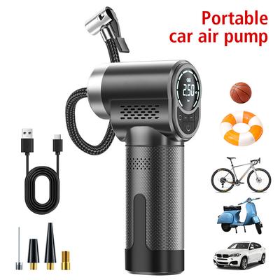 Car Tire Air Pump 150PSI for Car Motorcycle Bike Tire Boat Ball Wireless Tire Accessories Smart Car Air Compressor Electric