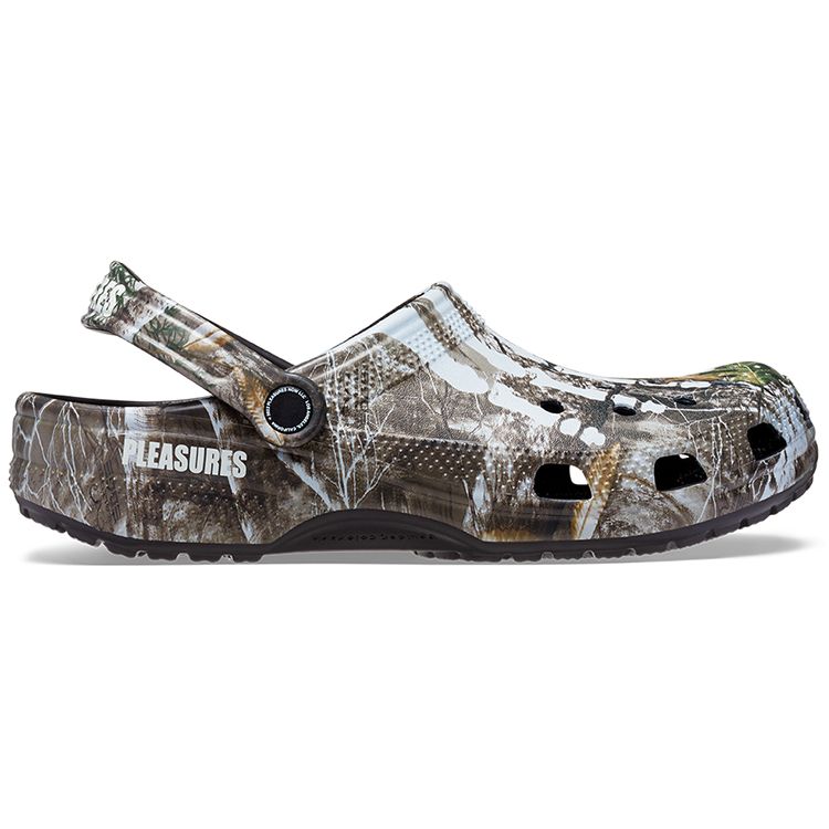 Crocs Pleasures x Realtree x Classic Clog Skeleton - Edge Camo Unisex Sneakers Green 208267-960
