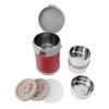 Insulated Food Jar 2L 3 Tier Microwave Safe 304 Stainless Steel Vacuum Lunch Box with Shoulder Strap for School
