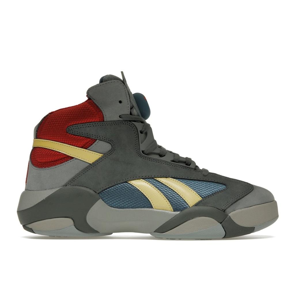 DC Comics X Reebok Shaq Attaq Man of Steel Unisex Sneakers Grey Alloy Brave-Blue HQ4587