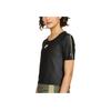 Nike Air Dri-FIT Quick-Dry Running Top Short Sleeve T-Shirt Women Tops Black CU3059-010