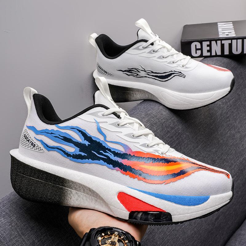 New Ultra-light Outdoor Soft-soled Shock-absorbing Sports Shoes for Men and Women, Versatile Wear-resistant and Non-slip Racing Carbon Board Running