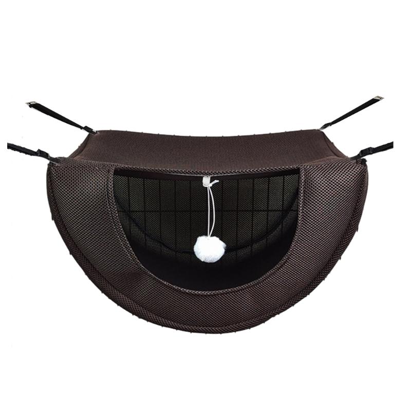 Cat Hammock Swing Bed Pet Kitten Breathable Mesh Sleeping Bed Anti-Scratching Hanging Hammock Bedding Small Pet Supplies