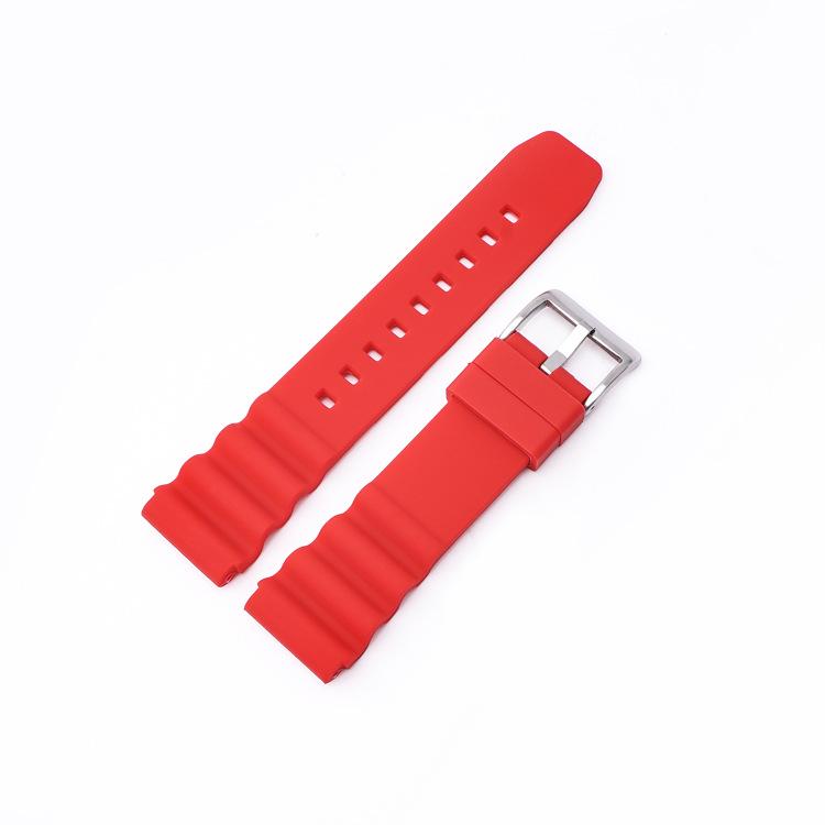 20mm/22mm Silicone Watch Strap for Seiko 007, Citizen, and Abalone Small MM Dive Watches