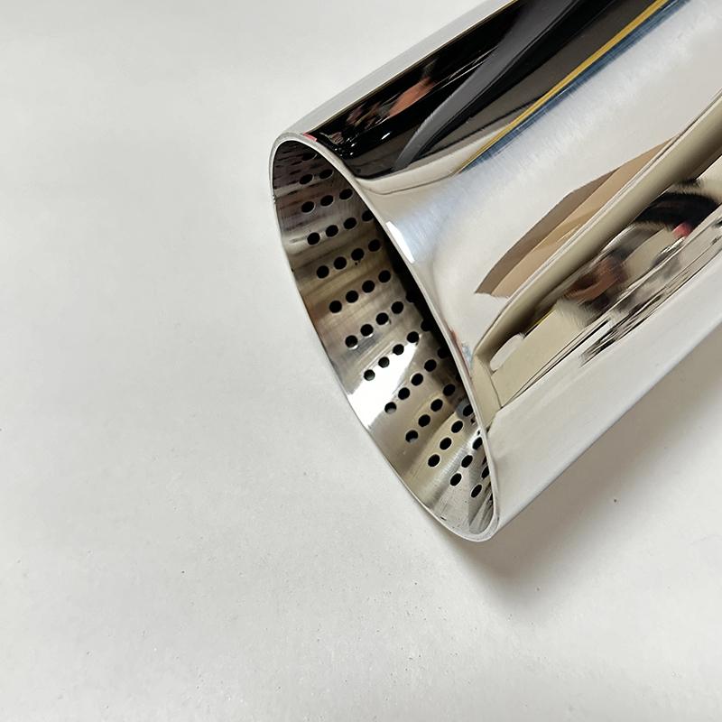 CARS Attachment Exhaust Pipe Stainless Steel 304 Tail Throat Horn Outlet Hole Large Diameter 89mm 101mm 114mm Size 1pcs