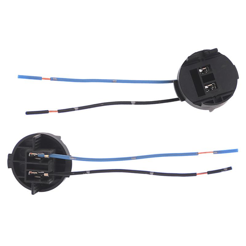 H7 2Pcs Headlight Headlamp Bulb Socket Connector Adapter Harness Cable Wire Wiring Plug Pigtail Fit for Hyundai Kia