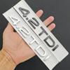 3D ABS Letters Logo 1.9 2.0 2.8 3.0 4.0 4.2 TDI Emblem Sticker Car Rear Trunk Badge for Audi A3 A4 A5 A6 A7 A8 Q2 Q3 Q4 Q5 Q7 Q8