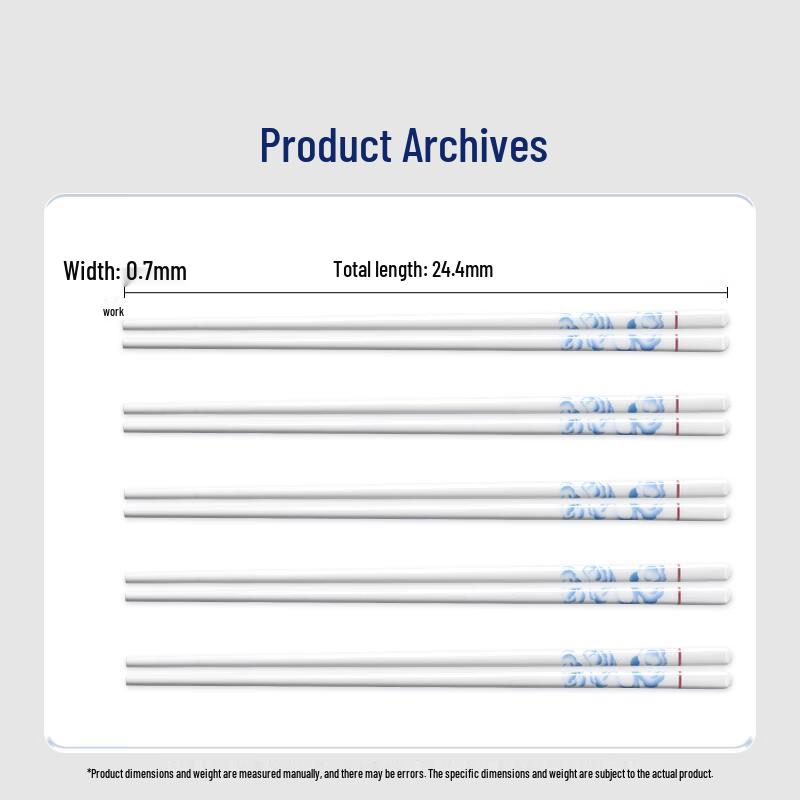 Wang Mazi High-Grade Ceramic Chopsticks Set