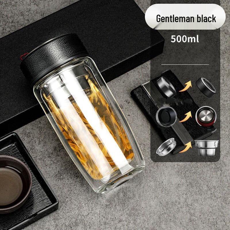 Shangqi Goose Egg Glass Tea Infuser Bottle