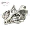 Stainless Steel  Charm Nine Tailed Fox Pendant Animal Fox Head Pendants