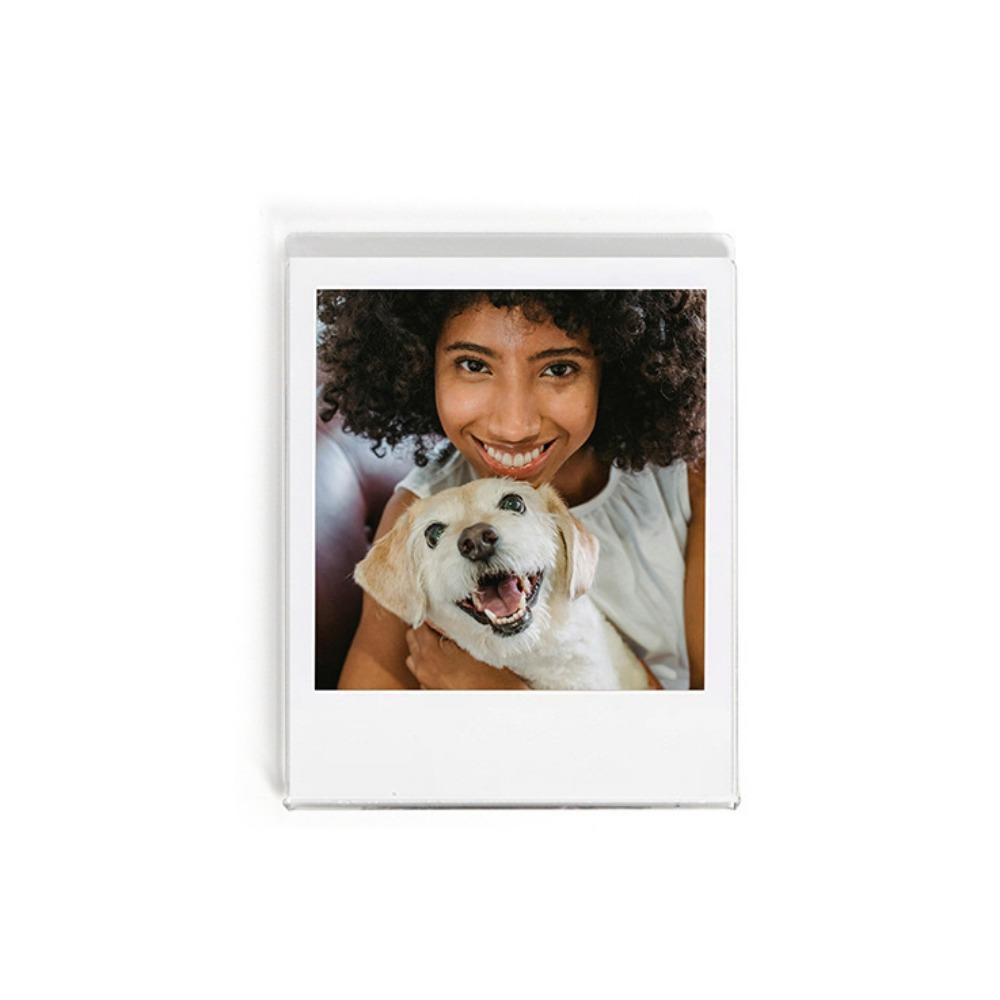 Acryl-Kühlschrank-Magnetrahmen Mini Transparenter Fotorahmen Mehrere Größen DIY Foto-Karten-Display für SQ///WIDE/6 Zoll