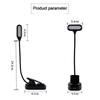 Mini Tragbare LED Buchlampe Augenschutz Leselampe Flexibel Einstellbare Richtung Batterie Lernschreibtischlampe Schlafzimmerlicht