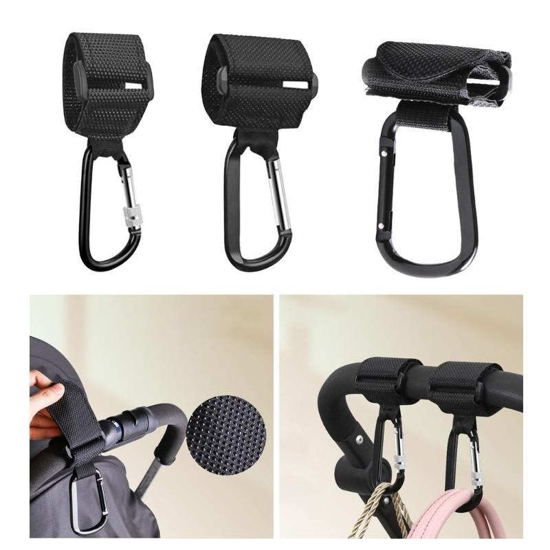 Versatile Carabiner Hook Strollers Hook with High Load Capacity Multifunctional Hook for Shopping & Outdoor Activity