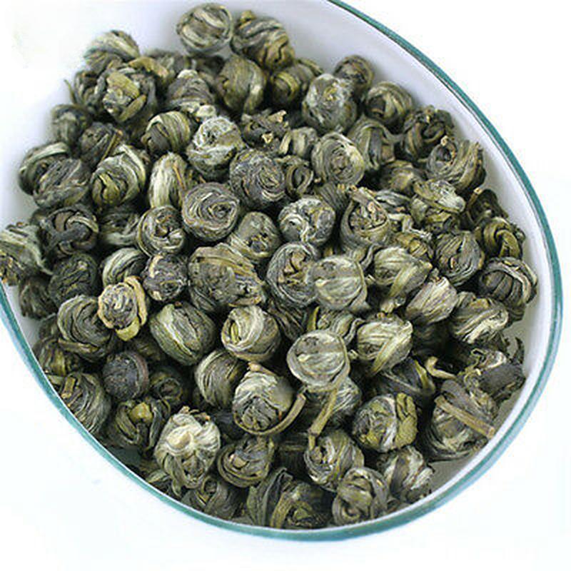 50g,100g Premium Jasminblütentee Grüner Tee Jasmintee Perlentee Gesundheit Loseblatt