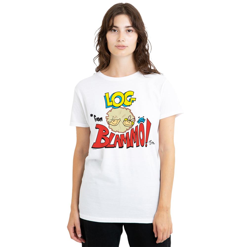 Ren & Stimpy Unisex Adult Log From Blamo T-Shirt