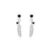 Feather Earrings Niche Design Earrings for Women New Trendy High-end Light Luxury Earrings