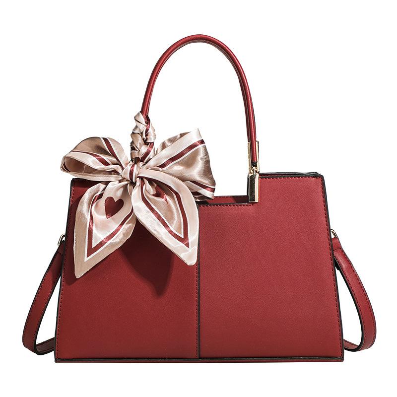 Bag Women's Simple New Style Women's Bag Crossbody Scarf Mother Bag Gift Women's Handheld Wedding Bride Bag Handbag