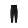 FILA Logo Print Knitted Tapered Sports Pants Men Pants Black F51M128603FBK