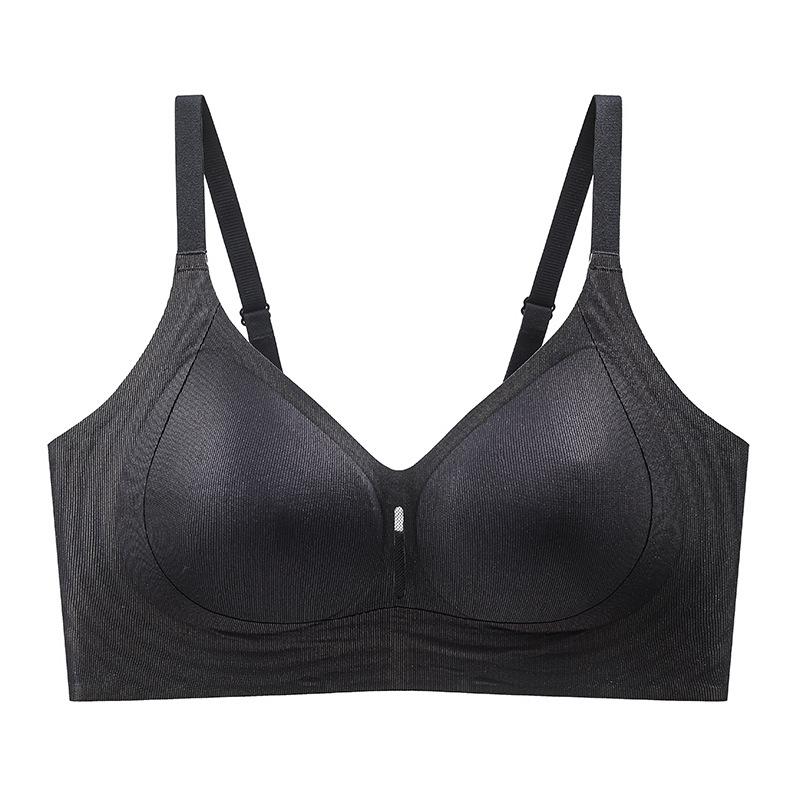 Traceless Lift Underwear Women's Thin Big Breasts Show Small Gathering, Comfortable and Breathable Anti-sagging Jelly Soft Support Bra