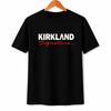 Kirkland Schwarzes Baumwollstoff T-Shirt Streetwear Stil Unisex Passform