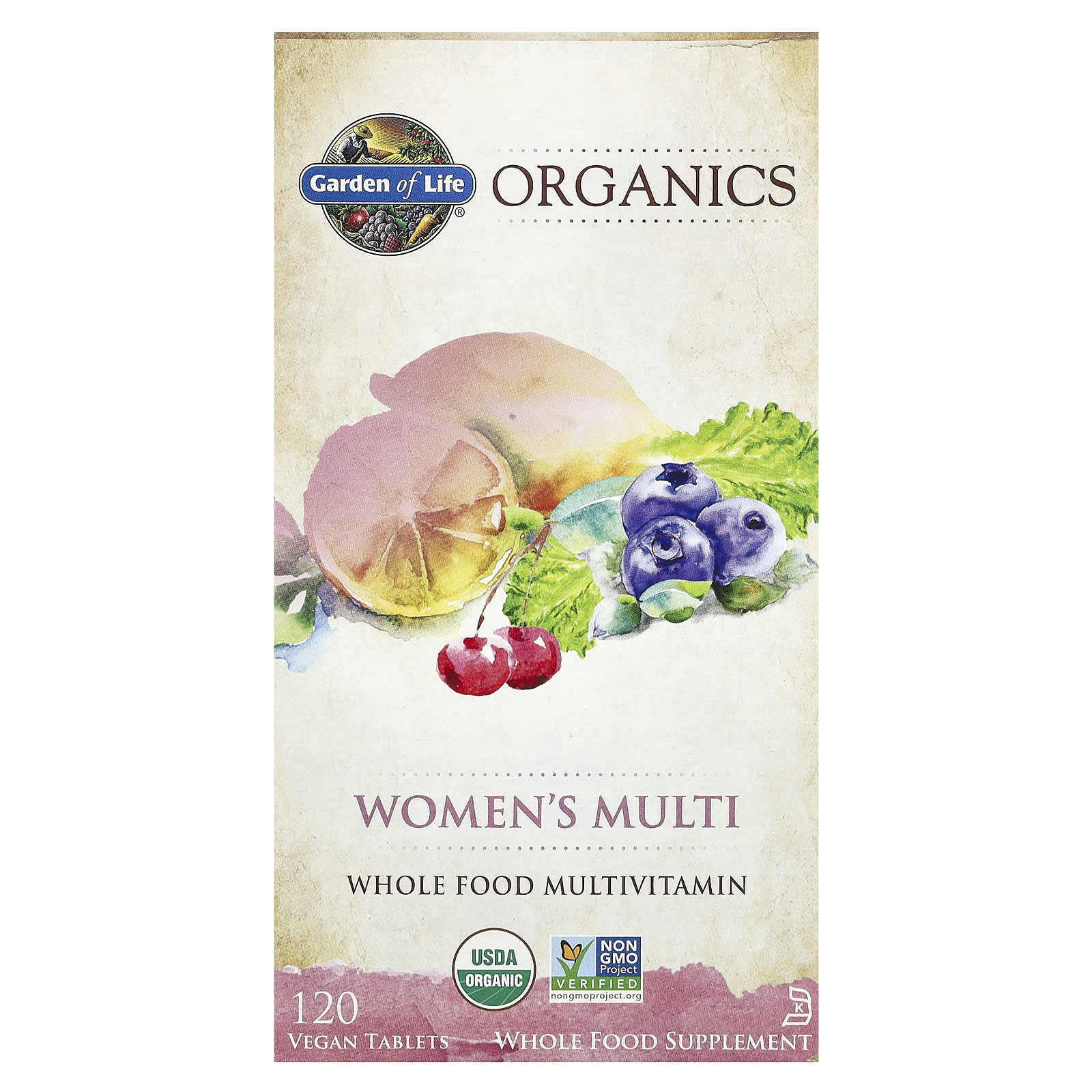 

Organic, Women s Multivitamin, Vegan Tablets 120 Tablets