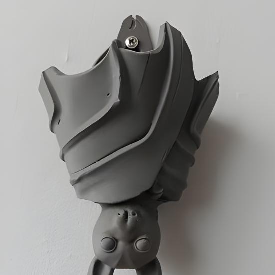 Unique Housewarming Souvenir Bat Resin Plant Pot Hanger, Gothic Hanging Flower for Garden Theme Decoration Decoration, 3D Printed Weatherproof