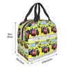 Scalextric Vintage Stuff Insulated Lunch Bag for Women Kids Portable Food Boxes Thermal Lunch Box Tote