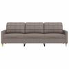3 Seater Sofa Taupe 210 Cm Fabric