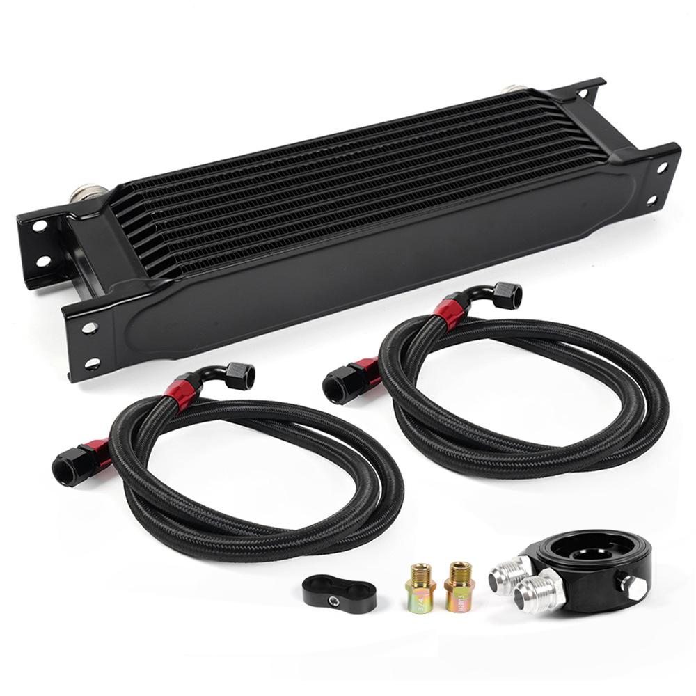Car Universal British Style 10 Rows 15 Rows Radiator New Condition Engine Oil Cooler Kit Oil Radiator AN10
