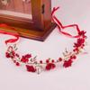 Ribbon Daisy Flower Pearl Headband Garlands Hairband Tiaras